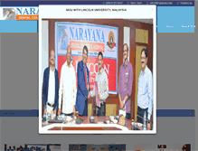 Tablet Screenshot of narayanadentalcollege.com